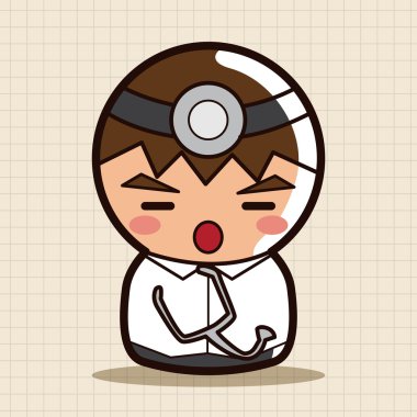 kişi karakter docter Tema öğeleri