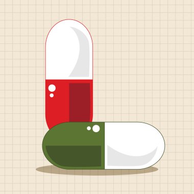 Hastane Tema tıp öğeleri vektör, eps
