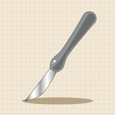 Hastane Tema neşter öğeleri vektör, eps