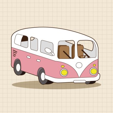 ulaşım araba tema öğeleri vektör, eps