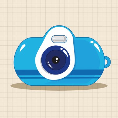 kamera Tema öğeleri vektör, eps