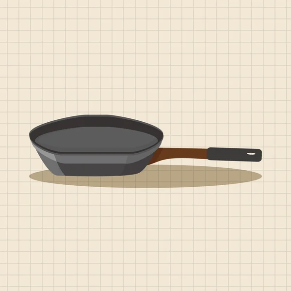 Utensili da cucina pan elementi a tema vettoriale, eps — Vettoriale Stock