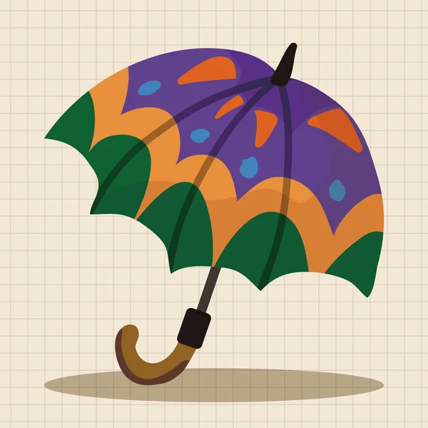 Paraguas tema elementos vector, eps — Vector de stock