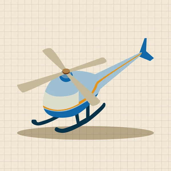 Transport helikopterem płaski ikona elementy tła, eps10 — Wektor stockowy