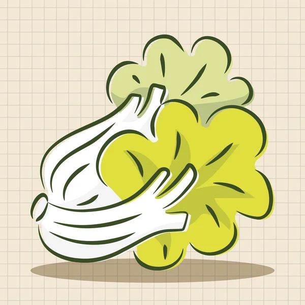 Zeleninové špenát ploché ikony prvky, eps10 — Stockový vektor