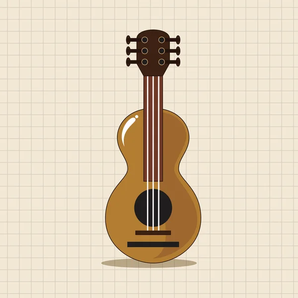 Música guitarra tema elementos vector, eps — Vector de stock