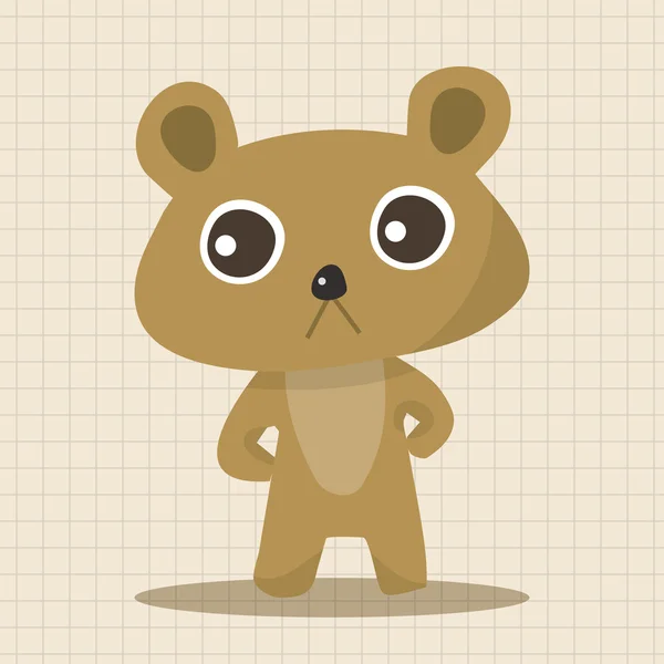 Animal Bear Cartoon-Elemente — Stockvektor