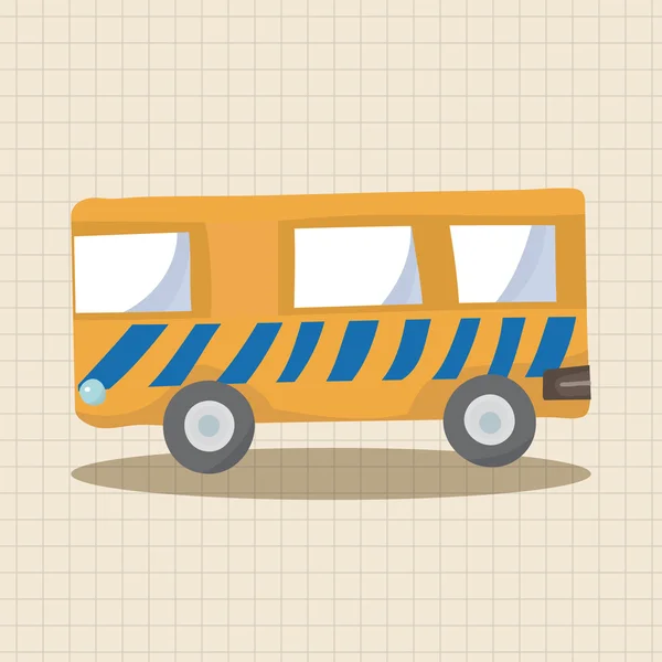 Vervoer bus thema elementen vector, eps — Stockvector