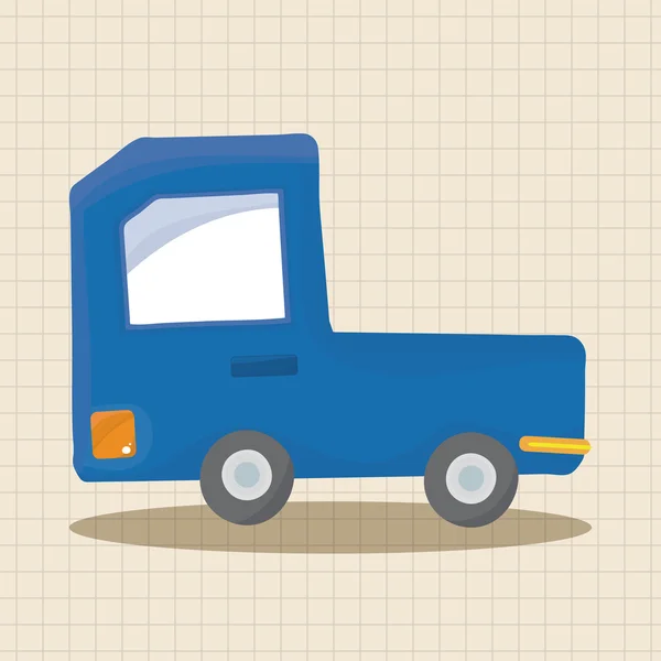 Éléments de thème camion de transport vecteur, eps — Image vectorielle