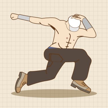 dansçı Tema öğeleri vektör, eps