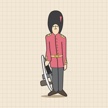 Kraliçe'nin Guard Tema öğeleri vektör, eps
