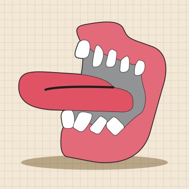 rock müzik logo ağız Tema öğeleri vektör, eps