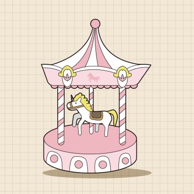 atlıkarınca tema öğeleri simge öğesi