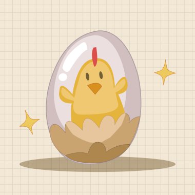 Paskalya yumurta Tema öğeleri vektör, boyama eps simgesi öğesi