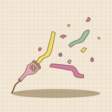 parti boynuz Tema öğeleri vektör, eps simgesi öğesi