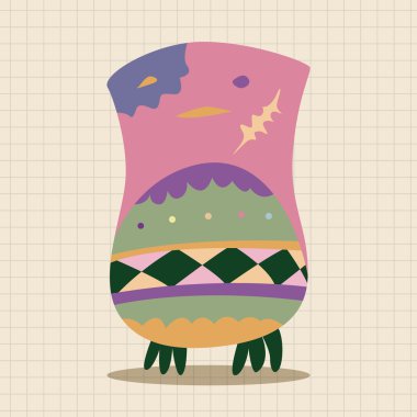 baykuş karikatür Tema öğeleri vektör, eps simgesi öğesi