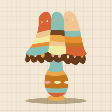 Tasarım lamba stil tema öğeleri vektör, eps simgesi öğesi