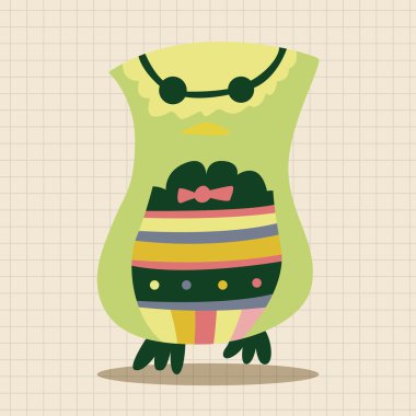 baykuş karikatür Tema öğeleri vektör, eps simgesi öğesi