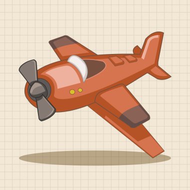 Tema öğeleri simge öğesi Bahçesi uçak rides