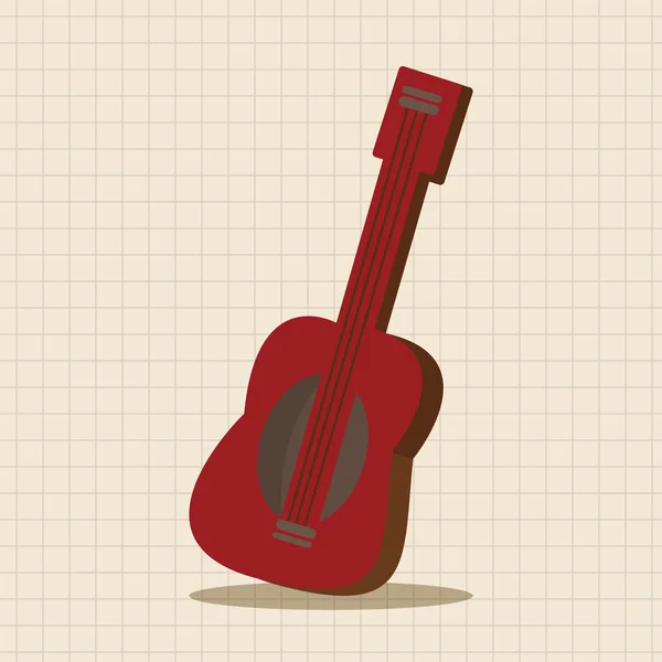 Music guitar theme elements vector,eps icon element — Stock Vector