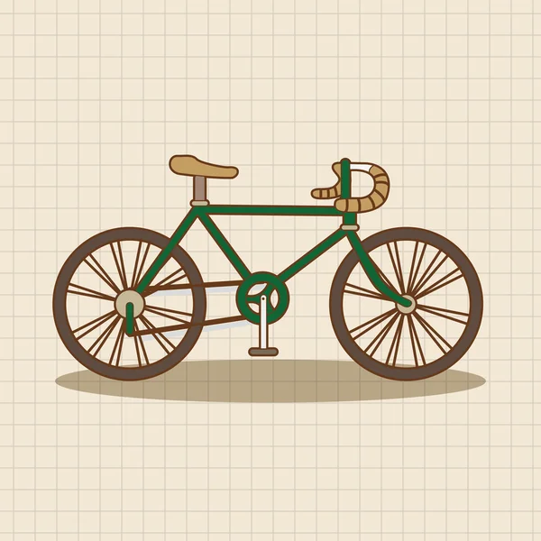 Transporte bicicleta tema elementos vector, eps icono elemento — Vector de stock