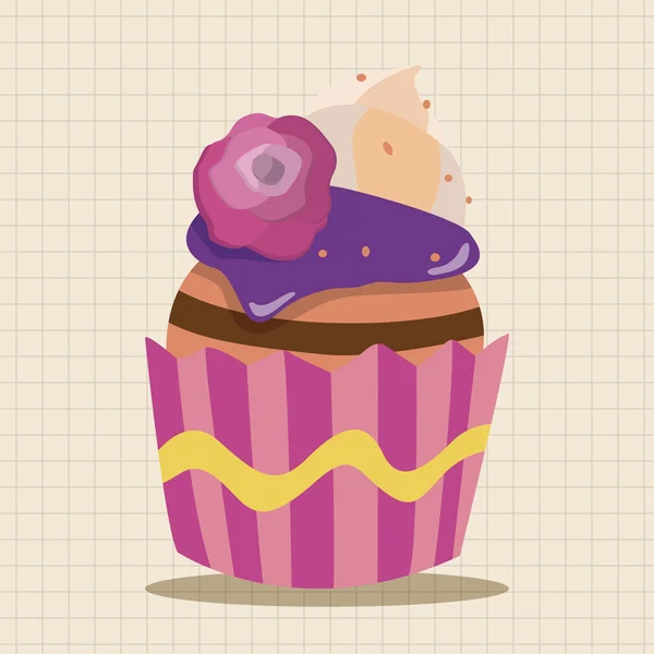飾るケーキのテーマの要素のベクトル、eps10 アイコン要素 — ストックベクタ