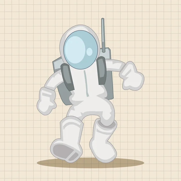 Space Astronaut vector de elementos de tema, elemento icono eps10 — Archivo Imágenes Vectoriales