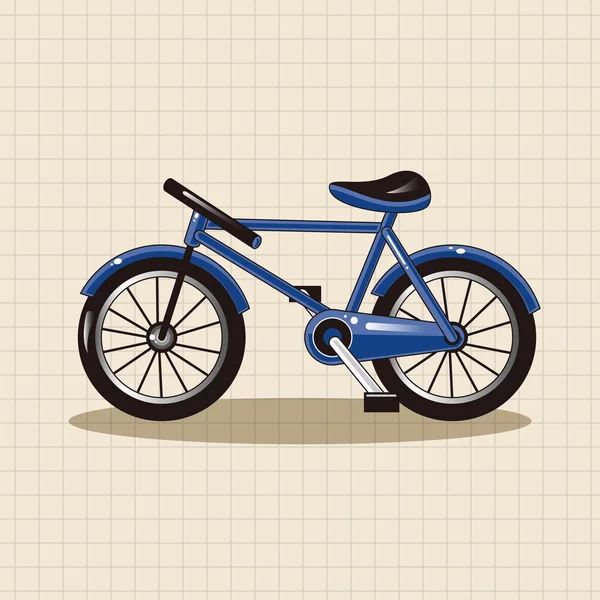 Transport fiets thema elementen vector, EPS-pictogram element — Stockvector