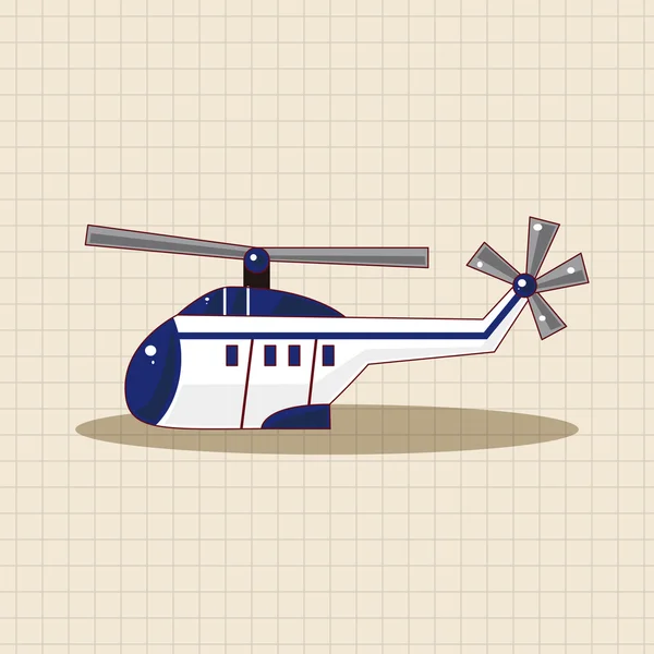 Helicóptero elemento tema vetor, elemento de ícone eps — Vetor de Stock