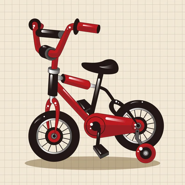 교통 자전거 테마 요소 벡터, eps 아이콘 요소 — 스톡 벡터