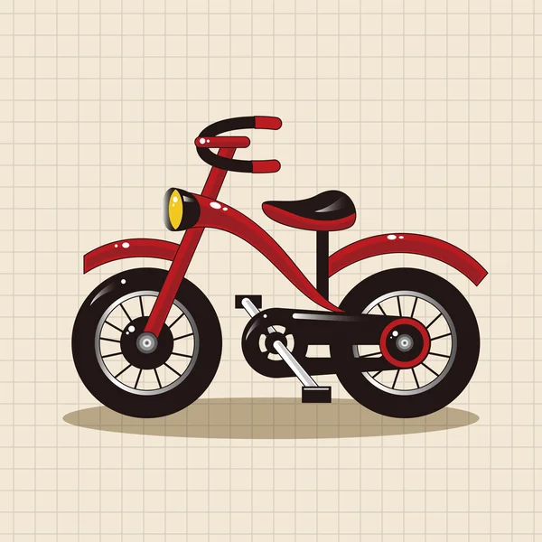 Transporte bicicleta tema elementos vetor, eps ícone elemento — Vetor de Stock