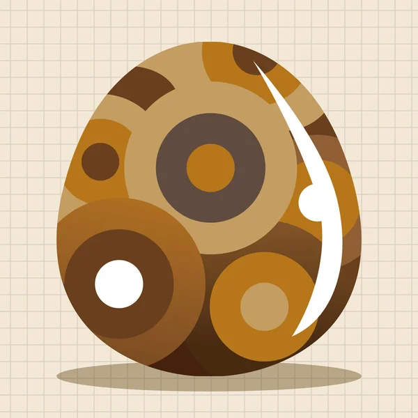 Пасхальная живопись яйца элементы вектор, иконка элемента eps — стоковый вектор