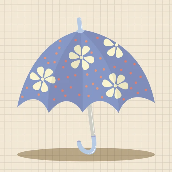 Umbrella theme elemets vector, eps icon element — стоковый вектор