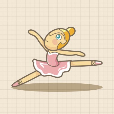 Bale dansçısı Tema öğeleri vektör, eps simgesi öğesi