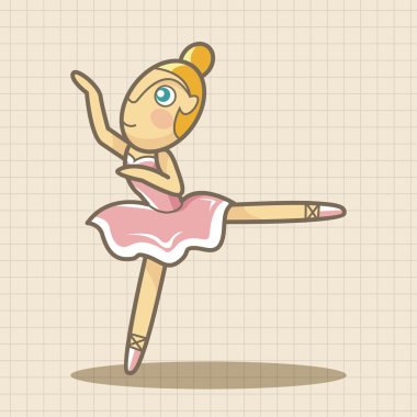 Bale dansçısı Tema öğeleri vektör, eps simgesi öğesi