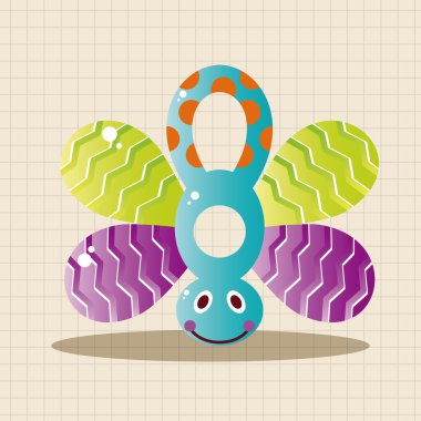 Bebek oyuncak çıngırak Tema öğeleri simge öğesi