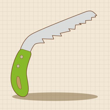 Testere aracı simgesini öğesi