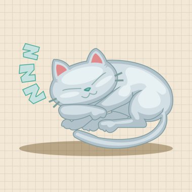 kedi Tema öğeleri vektör, eps simgesi öğesi