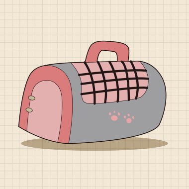 evde beslenen hayvan ekipmanları kafes Tema öğeleri vektör, eps simgesi öğesi