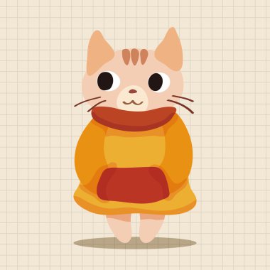 kedi Tema öğeleri vektör, eps simgesi öğesi