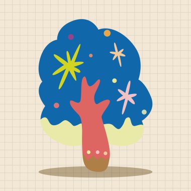 ağaç Tema öğeleri vektör, eps simgesi öğesi