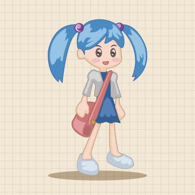 Alışverişçi Tema elemets vektör, eps simgesi öğesi