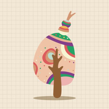 ağaç Tema öğeleri vektör, eps simgesi öğesi