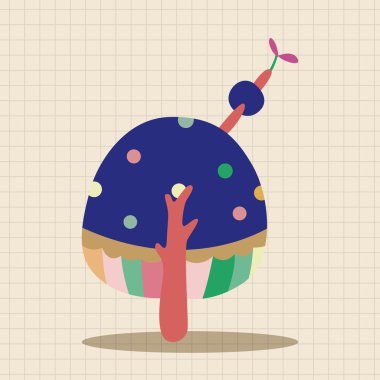 ağaç Tema öğeleri vektör, eps simgesi öğesi