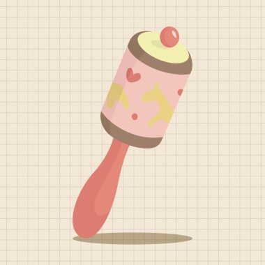 Bebek çıngırağı Tema öğeleri simge öğesi