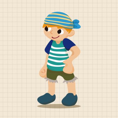 korsan Tema öğeleri simge öğesi