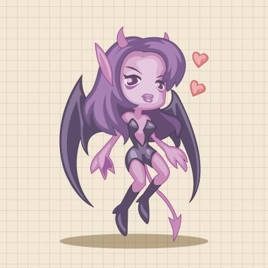 tuhaf canavar Tema öğeleri simge öğesi