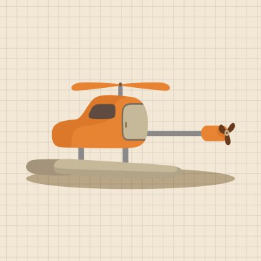 Nakliye helikopter Tema öğeleri simge öğesi