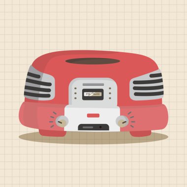 radyo Tema öğeleri vektör, eps simgesi öğesi