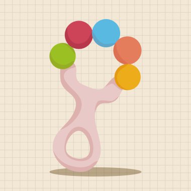 Bebek çıngırağı Tema öğeleri simge öğesi